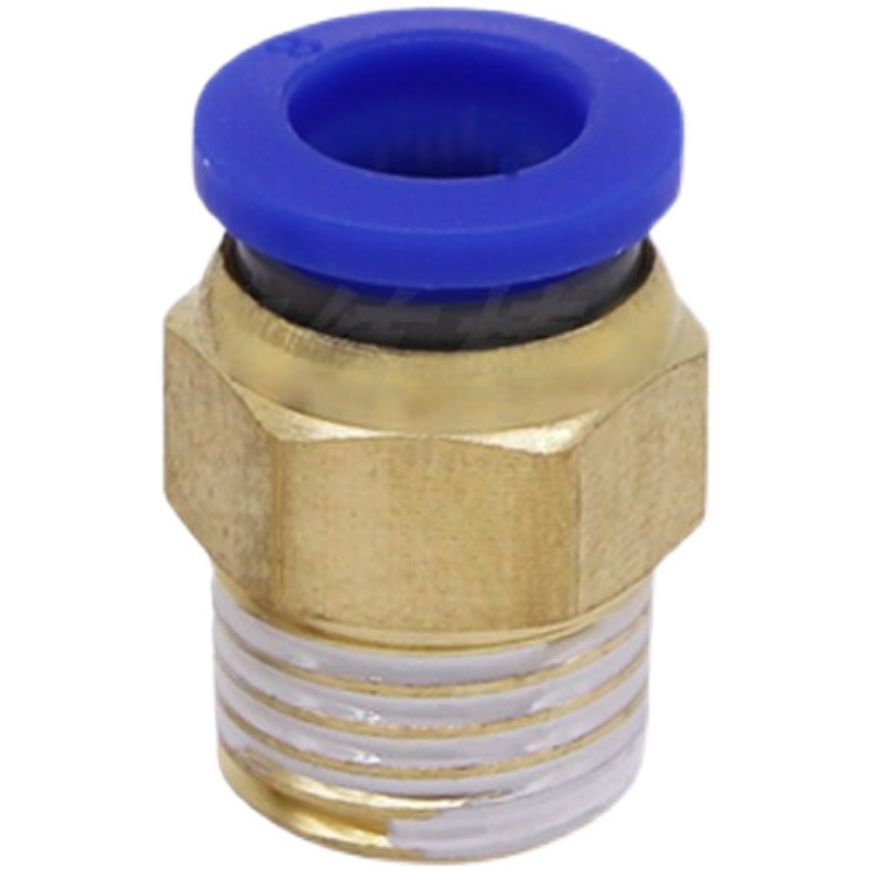 [ ด ้ ายMetric ] นิวเมติก Quick Insert Air Pipe Quick Joint Straight-through PC4/6/8/10/12-M5/M6/M8/M10/M12/M16/M20