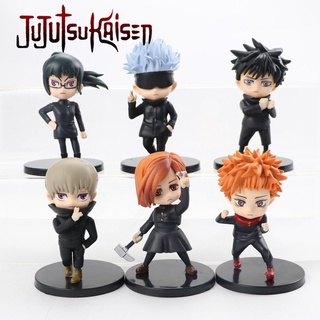 โมเดล มหาเวทย์ผนึกมาร Jujutsu Kaisen ครบชุด 6 ตัว ขนาด 10 Cm V.2  ราคาถูก เก็บเงินปลายทางได้