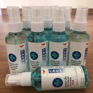 📍LAURA Alcohol Hand Spray (100 ml.) เลขที่จดแจ้ง:13-1-6300009133