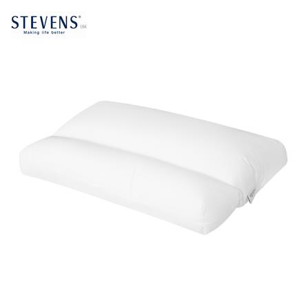 หมอนยางพารา หมอนสุขภาพ STEVENS CONTOUR 19x29 นิ้ว สีขาว 789 Shoponline