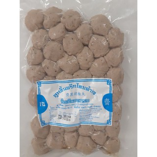 ลูกชิ้นพริกไทยดำ(เจ)500g