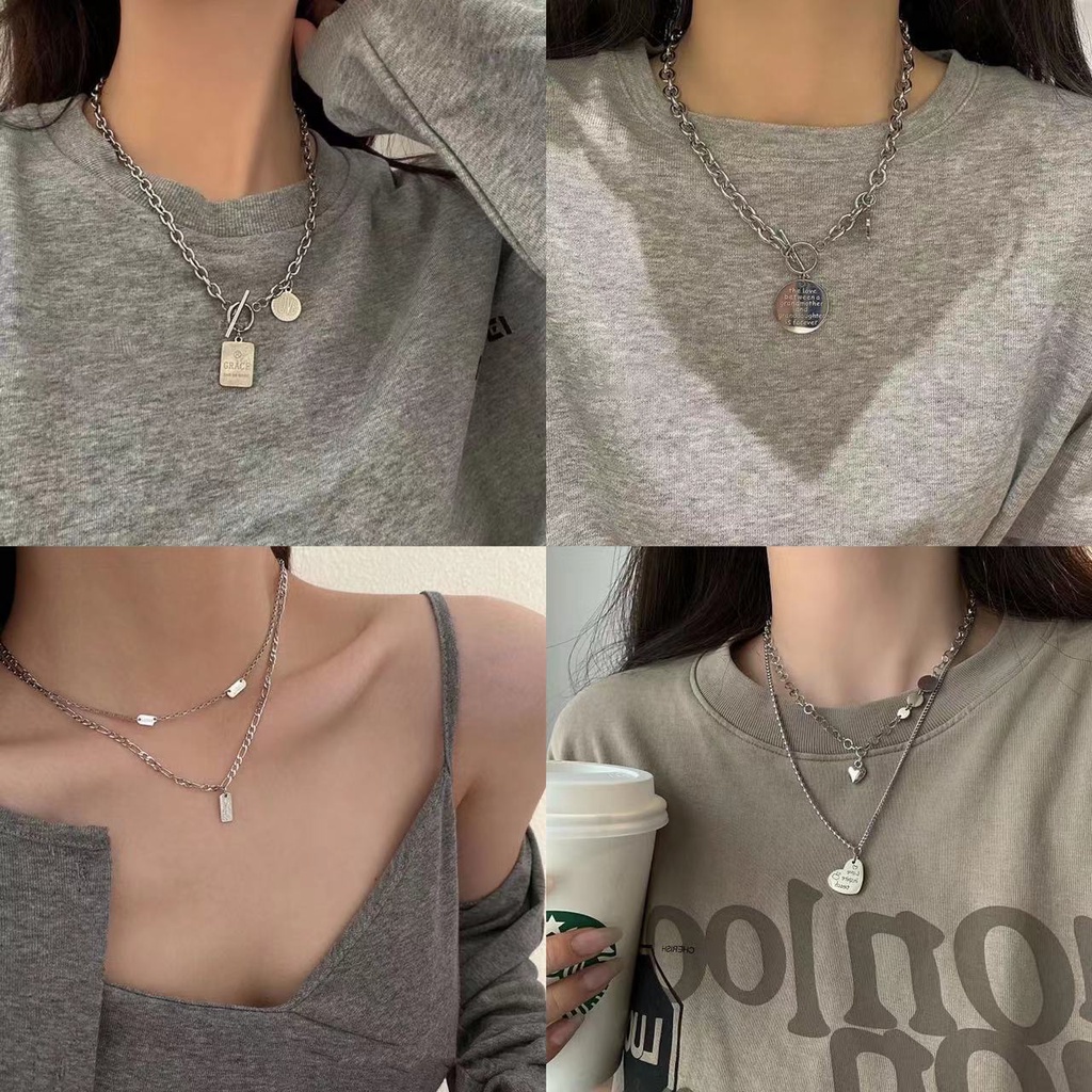สร้อยคอโซ่เหล็กไทเทเนียม จี้เสื้อกันหนาว สไตล์ฮิปฮอป ขายดี เครื่องประดับแฟชั่น สําหรับผู้ชาย ผู้หญิง