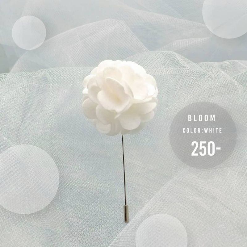 Lapel pin / พินติดสูท / เข็มกลัดติดสูท / เข็มกลัดดอกไม้ / ดอกไม้ติดสูท / ดอกไม้ติดเสื้อ  / เข็มกลัด เอิร์ธโทน