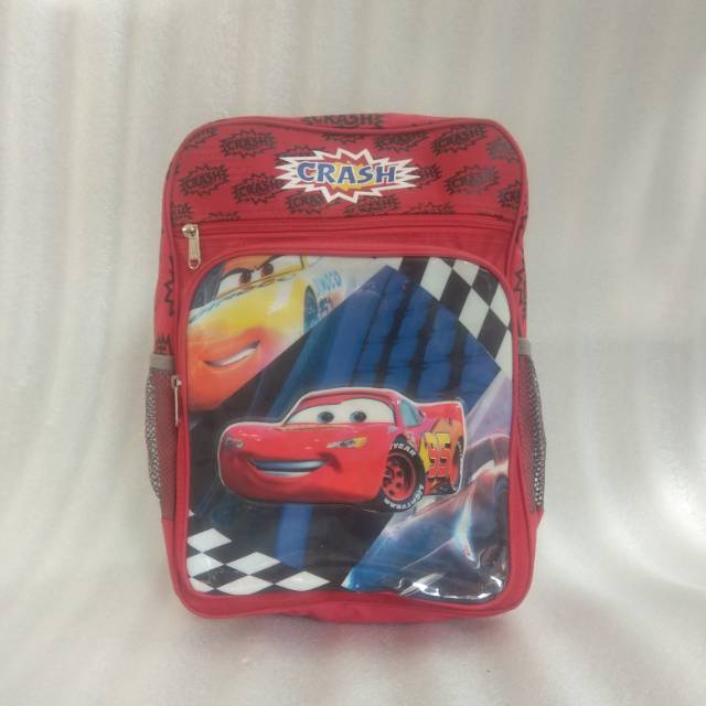 MCQUEEN CHILDRENS BAG - MCQUEEN BAG - CAR BAG - SCHOOL BAG - CHILDRENS CAR BAG - KINDERGARTEN CHILDR