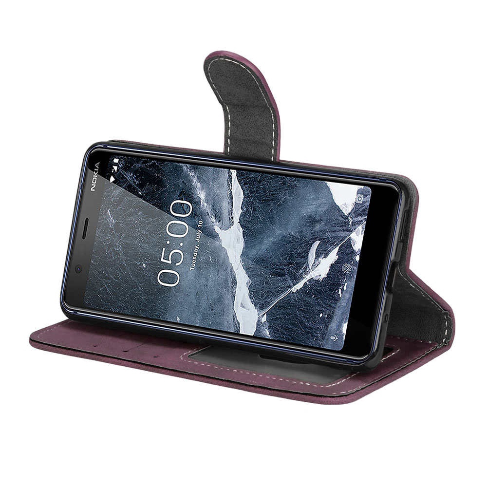 เคสโทรศัพท์มือถือหนัง Pu แบบฝาพับสไตล์วินเทจสําหรับ Nokia 5.1 Nokia5.1 #8