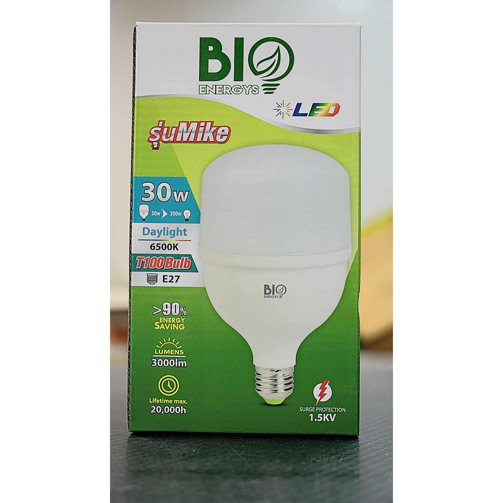หลอดทรงกระบอก BIO ENERGYS ขนาด 30W 40W 50W รุ่น MIKE แสงเดย์ไลท์ (ออกใบกำกับได้)