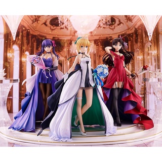 GSC - Fate - Saber, Rin Tohsaka and Sakura Matou ~15th Celebration Dress Ver.~ Premium Box (ของแท้)(มือ1)(Lot Japan)