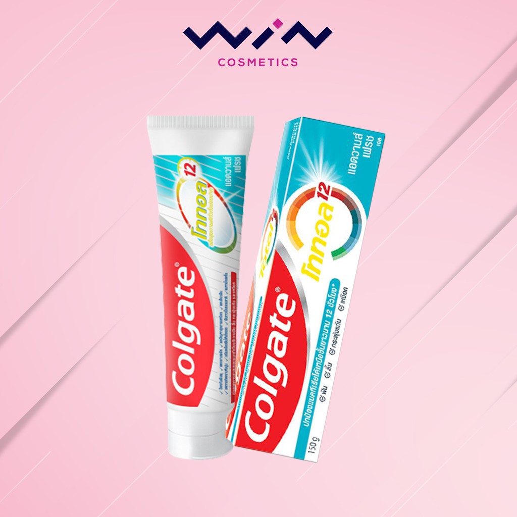 Colgate ยาสีฟัน คอลเกต โททอล แอดวานส์ เฟรช(เจล) 150 กรัม ช่วยลดการสะสมของแบคทีเรีย
