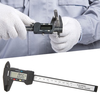 เครื่องมือวัดไมโครมิเตอร์ดิจิตอลจอแอลซีดี Vernier Caliper 150 มม. 6 นิ้ว