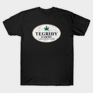 Wanyg เสื้อยืดลําลอง แขนสั้น พิมพ์ลาย Tegridy Farming แฟชั่นสําหรับผู้ชายสามารถปรับแต่งได้