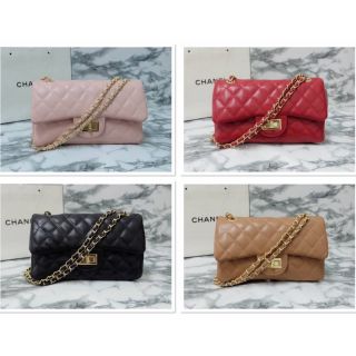 👜Chanel classic หนังแลมป์👍🏻งานขายดีมากก📏ขนาดกว้าง 9.5" สูง 5.5" นิ้ว