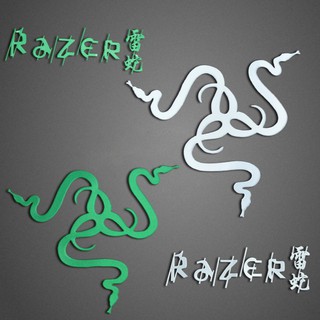 [New metal sticker] Razer RAZER metal sticker, gaming keyboard and mouse logo, laptop case, mobile phone metal sticker