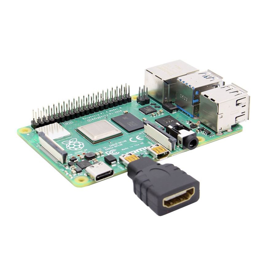 Raspberry Pi 4 Micro HDMI Male to HDMI Female Adapter Converter Full HD 4K Video Display Connector