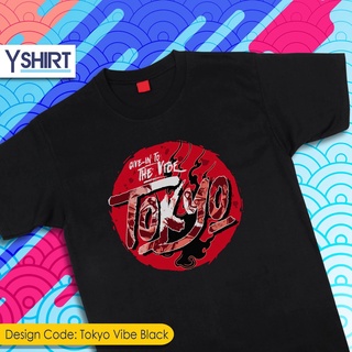 เสื้อยืดผู้ชาย90 - 2022.Tokyo Vibe Design ลายกราฟิกเสื้อยืดลายเสื้อยืดสีดําเสื้อยืดสําหรับผู้ชาย/เส