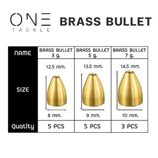 อุปกรณ์ตกปลา แท้จาก Weebass สหัวจิ๊ก รุ่น Brass Bullet