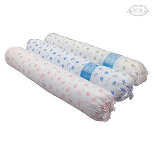 D.S. หมอนข้าง M รุ่นผ้าคอตตอน พิมพ์ลาย Bolster M  Cotton 100% - Printed