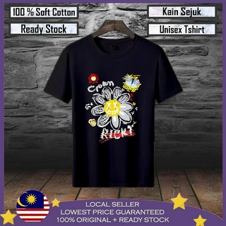 เสื้อยืด ผ้าฝ้าย 100% พิมพ์ลายดอกไม้ กันดั้ม พรีเมี่ยม สําหรับผู้ชาย