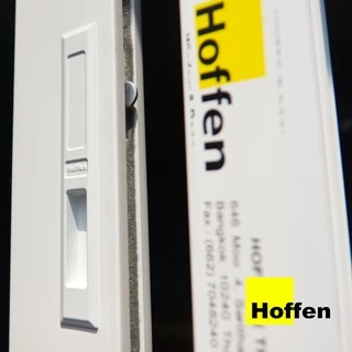 HOFFEN มือจับบานเลื่อน ล็อคบานเลื่อน เหล็ก มี ตัวล็อคและกุญแจ และ Touch Lock