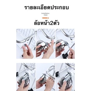 รถเข็นตะกร้า วัสดุอลูมิเนียม แข็งแรง (แถมถุงผ้า)พับเก็บได้ใส่ของที่ชิ้นใหญ่ขึ้นบันไดได้(แถมถุงผ้า)