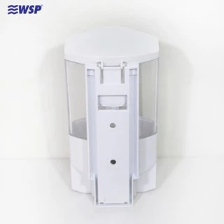 WSP ที่กดสบู่เหลว 1 ช่อง ที่กดสบู่เหลวติดกำแพง ที่กดสบู่ ติดตั้งง่าย ขนาด 400 ml. รุ่น DP-117W (สีขาว)