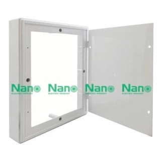 Nano แผง แผงไฟฟ้าพลาสติก NANO-305 สีขาว สีเทา