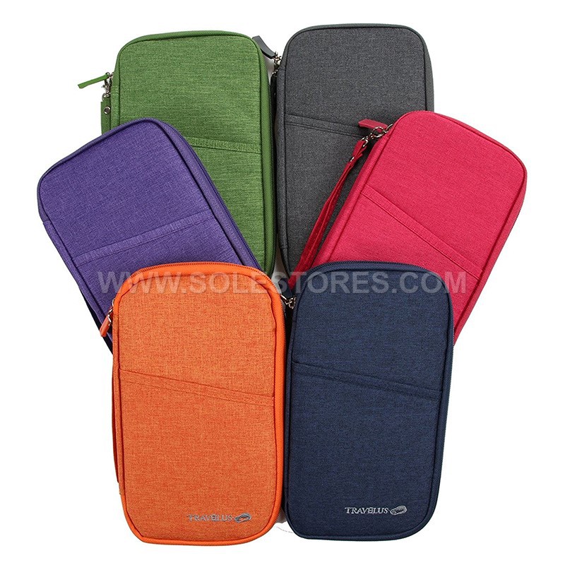 กระเป๋าสตางค์ ใส่หนังสือเดินทาง พร้อมสายคล้องมือ TR23A