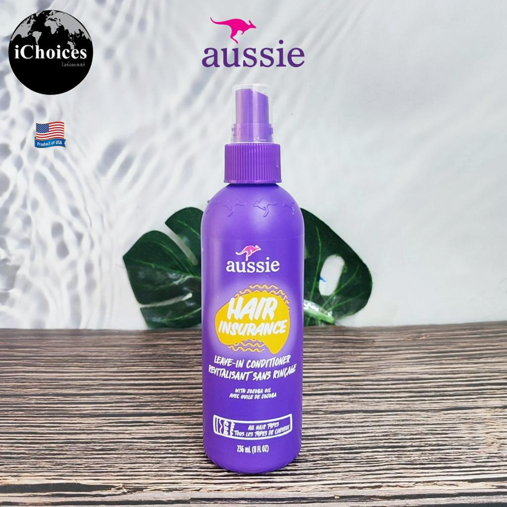 [Aussie] Hair Insurance, 3 Minute Miracle Moist Deep Conditioner 236 ml สเปรย์ฉีดผม บำรุงเส้นผม สำหร