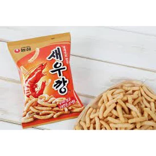nongshim shrimp snack classic flavor shimp snack spicy ขนมเกาหลี ขนมข้าวเกรียบกุ้ง 농심 새우깡 75g