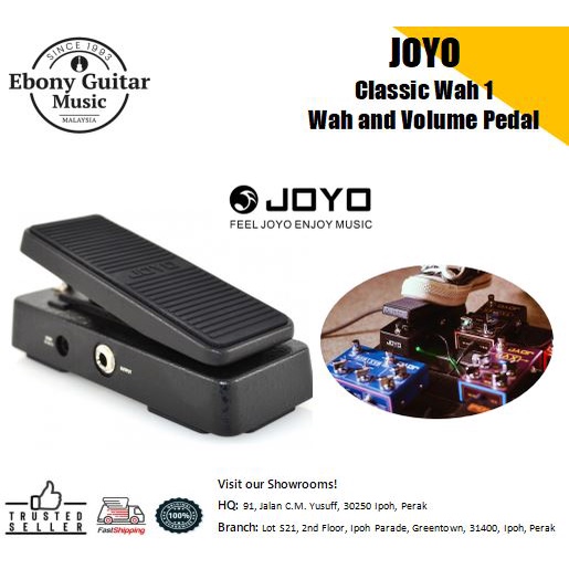 Joyo Classic Wah 1 - Wah and Volume Pedal (MB-WAHI)
