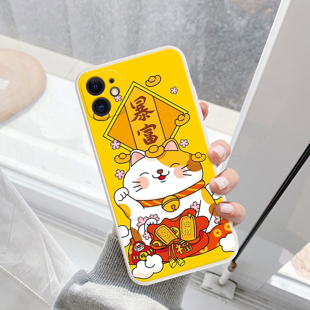 Infinix Note 10 11 Pro Hot 10 Play 10s 11s TPA Case Cute Cartoon Make A Ffortune Painted Phone Case For Tecno Camon 17 Pro 17P Spark 7 Pro Anti-drop Shockproof Pattern Back Shell #8