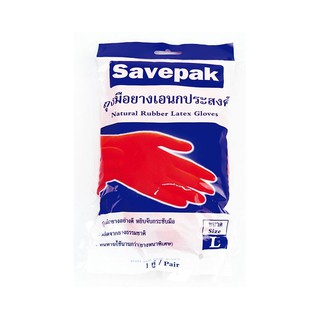 เซพแพ็ค ถุงมืออเนกประสงค์ ไซส์ L แพ็ค 12 คู่ ZEPPAC Multipurpose Glove Size L Pack 12 Pairs