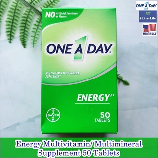 ผลิตภัณฑ์อาหารเสริม Energy Multivitamin/ Multimineral Supplement 50 Tablets - One A Day