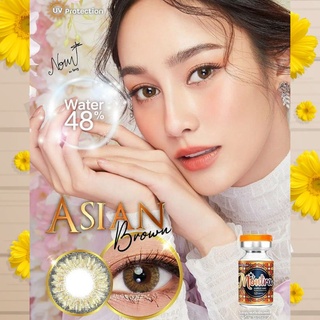 ⚡Montralens⚡Asian Brown💥มนตราเลนส์💥 คอนแทคเลนส์สายตา💥คอนแทคเลนส์ค่าอมน้ำสูง💥คอนแทคเลนส์กรองแสง💥แถมฟรีตลับทุกคู่