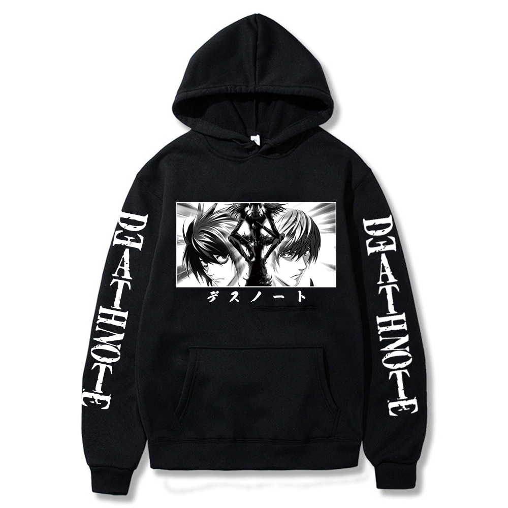 New Japanese Anime Death Note Yagami Light Kira L Men Sweatshirt ...