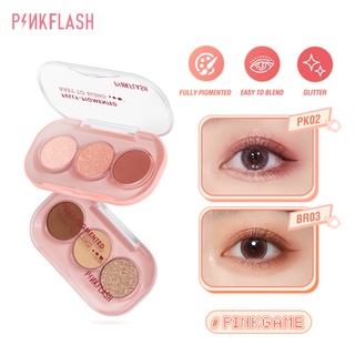 【ใหม่】Pinkflash PINKGAME พาเลทอายแชโดว์เกม สีชมพู 11 เฉดสี