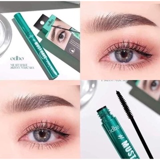 OD936 ODBO MASCARA โอดีบีโอ มาสคาร่า เนื้อเข้มข้น ดำสนิท หัวแปรงเรียวเล็ก เด้ง งอน เข้าถึงขนตาได้ดี