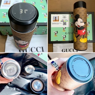 Gucci x disney stainless steel mug LED