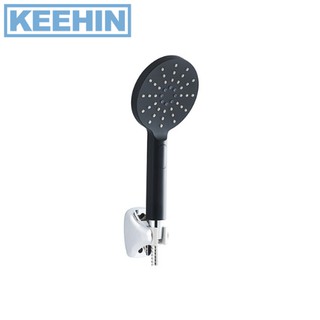 KSS2013BLM ชุดฝักบัว 3 ระดับ สีดำแมท กลม KSS2013BLM 3 Function Round Hand Shower Set (Matte Black) KUDOS