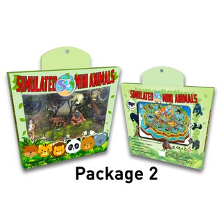 โมเดลสัตว์เหมือนจริง World of Zoo Mini (Animal Figure) สามารถเล่นคู่กับ World of Zoo (Board Puzzle) ได้