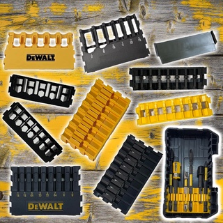 DEWALT รางจับดอกไขควงก้านหกเหลี่ยม ที่ใส่ ดอกไขวง ในกล่อง MINI touch case ดีวอท รางใส่ดอก impact ก้านหกเหลี่ยม