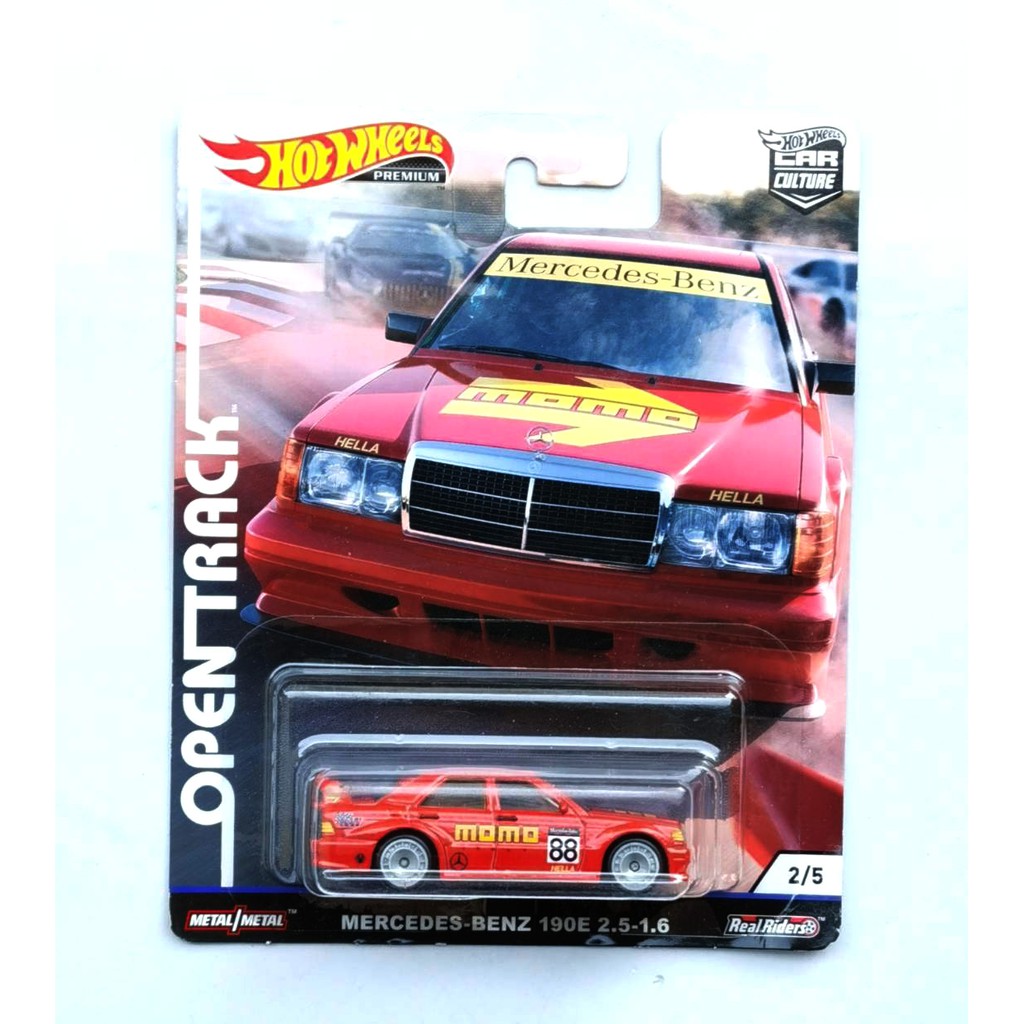 Hot wheels 1:64 Metal Mercedes-Benz 190E 2.5-1.6 ' MOMO ' #88
