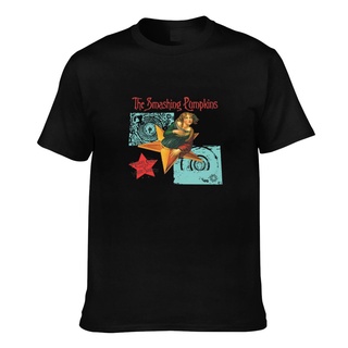 【ผ้าฝ้ายแท้】เสื้อยืดลําลอง ผ้าฝ้าย แขนสั้น คอกลม พิมพ์ลายฟักทอง Smashing Pumpkins 199Mellon Collie Tour C213 สีขาว แฟชั่