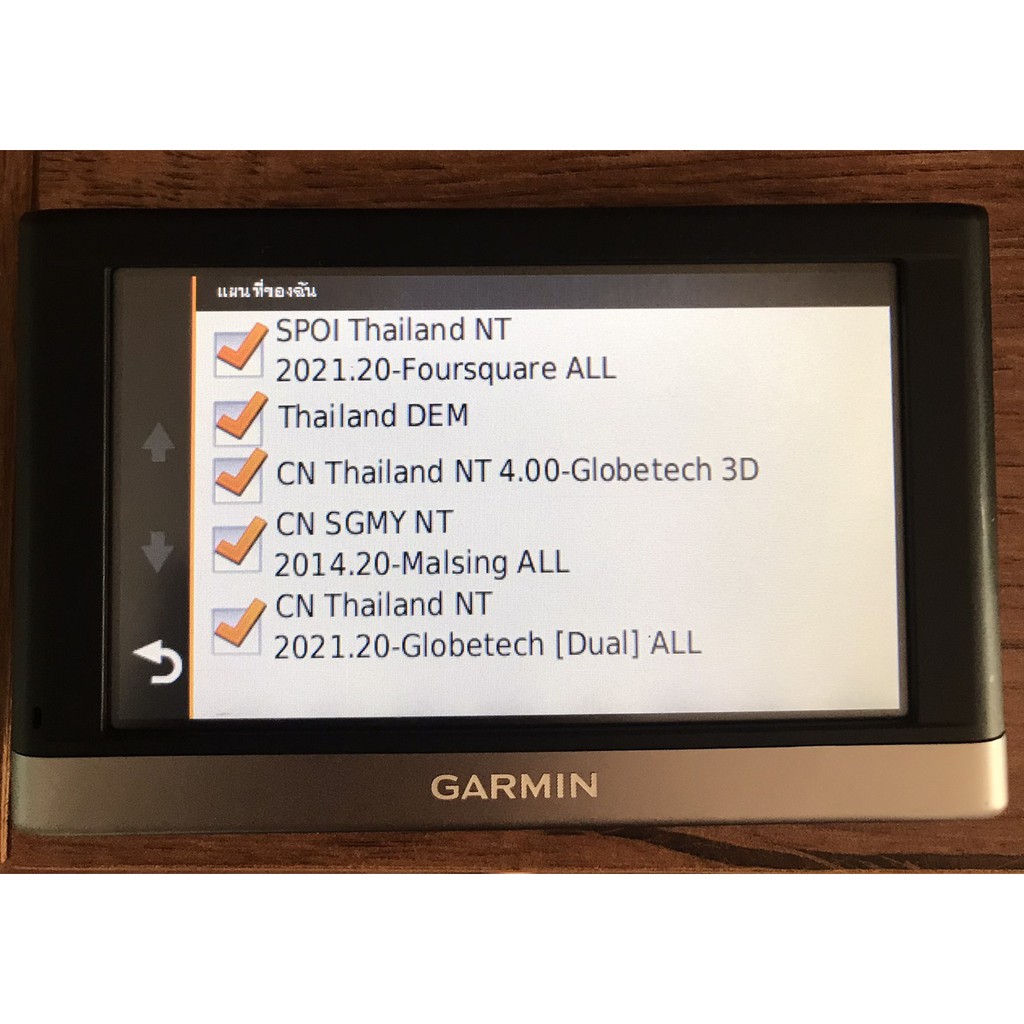 sd card อัพเดทแผนที่Garmin 2021.20 รองรับKenwood Garmin/Garmin Nuvi แผน