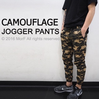 CAMO JOGGER PANTS กางเกงจ๊อกเกอร์ ลายทหาร