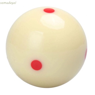 Somedayzl ลูกคิว 57.2 มม. 6 จุด สีแดง อุปกรณ์เสริม สําหรับฝึกเล่นบิลเลียด