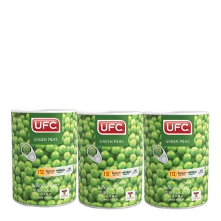 ยูเอฟซี ถั่วลันเตา 15 กรัม x 3 กระป๋อง UFC Green Bean 15 oz. x 3 Cans