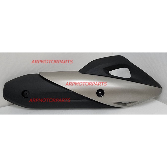 ฝาครอบท่อ กันร้อน ท่อไอเสีย สีดำ-บรอนซ์ พีซีเอ็กซ์ 150 PCX150 ปี 2018-2022 # 3600-098-ZBLS1