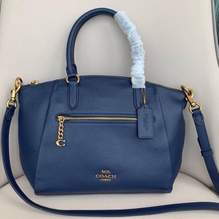 Coach Elise Satchel  Polished pebble leather