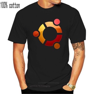 เสื้อยืดแขนสั้น ผ้าฝ้าย น้ําหนักเบา พิมพ์ลาย Ubuntu Linux System OS สําหรับผู้ชายS-5XL