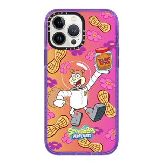 (พร้อมส่ง)13ProMax/13Pro/13/12ProMax/12/12Pro Casetify SpongeBob Sandy Smooth Seanut Butter Impact Case